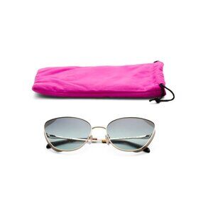 EMILIO PUCCI Gold 61mm Cat Eye Sunglasses